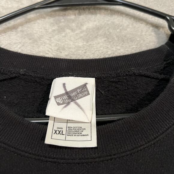 Vintage Wile E Coyote Sweatshirt Mens 2XL Warner Bros Studio Store 2000 Cartoon - Picture 4 of 7